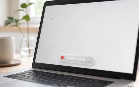 VoiceOn 録音HUD のスクリーンショット